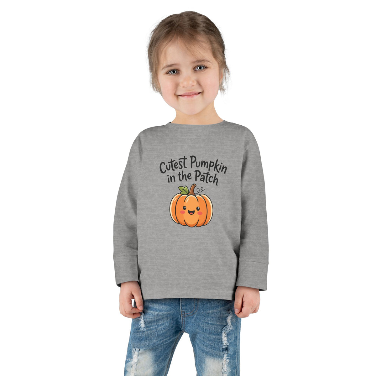 Toddler Long Sleeve Tee — Cutest Pumpkin in the Patch