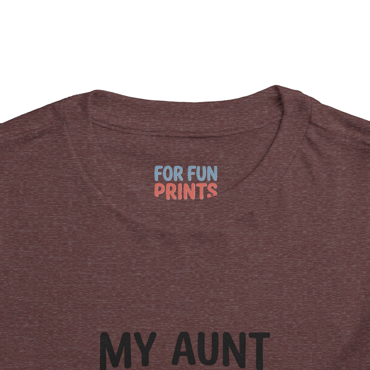 Toddler Short Sleeve Tee - My Aunt Says I'm Perfect, Just Like Her