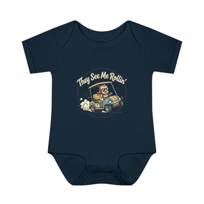 Infant Onesie - They See Me Rollin'