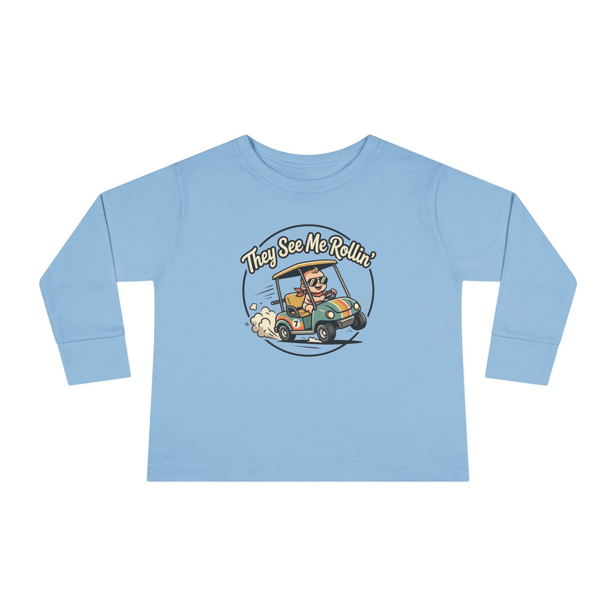 Toddler Tee — They See Me Rollin