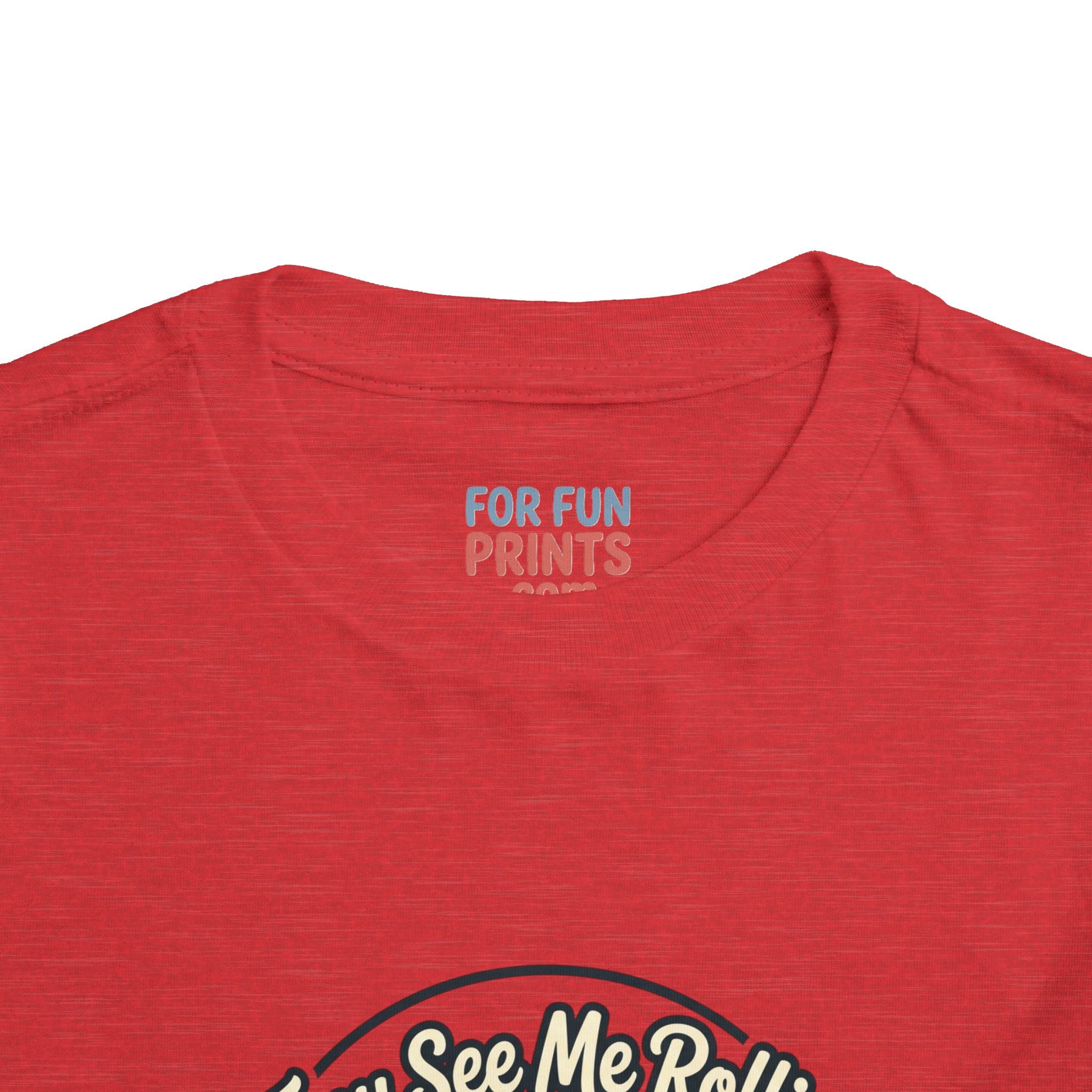 They See Me Rollin' Toddler Tee - Cute Golf Cart Cartoon Kids T-Shirt