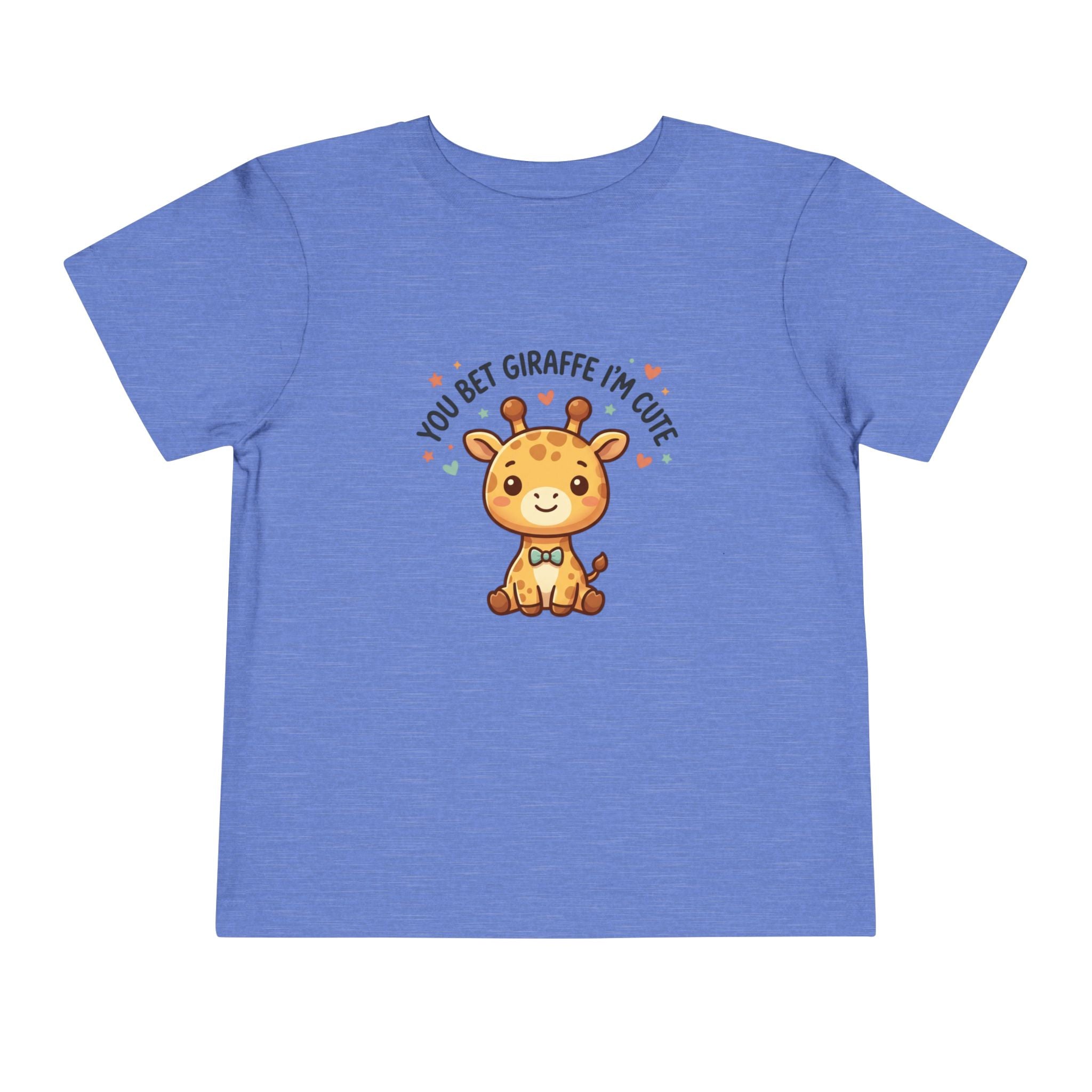 Cute Giraffe Toddler Tee – "You Bet Giraffe I'm Cute" Kids T-Shirt