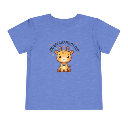 Toddler Tee – You Bet Giraffe I'm Cute