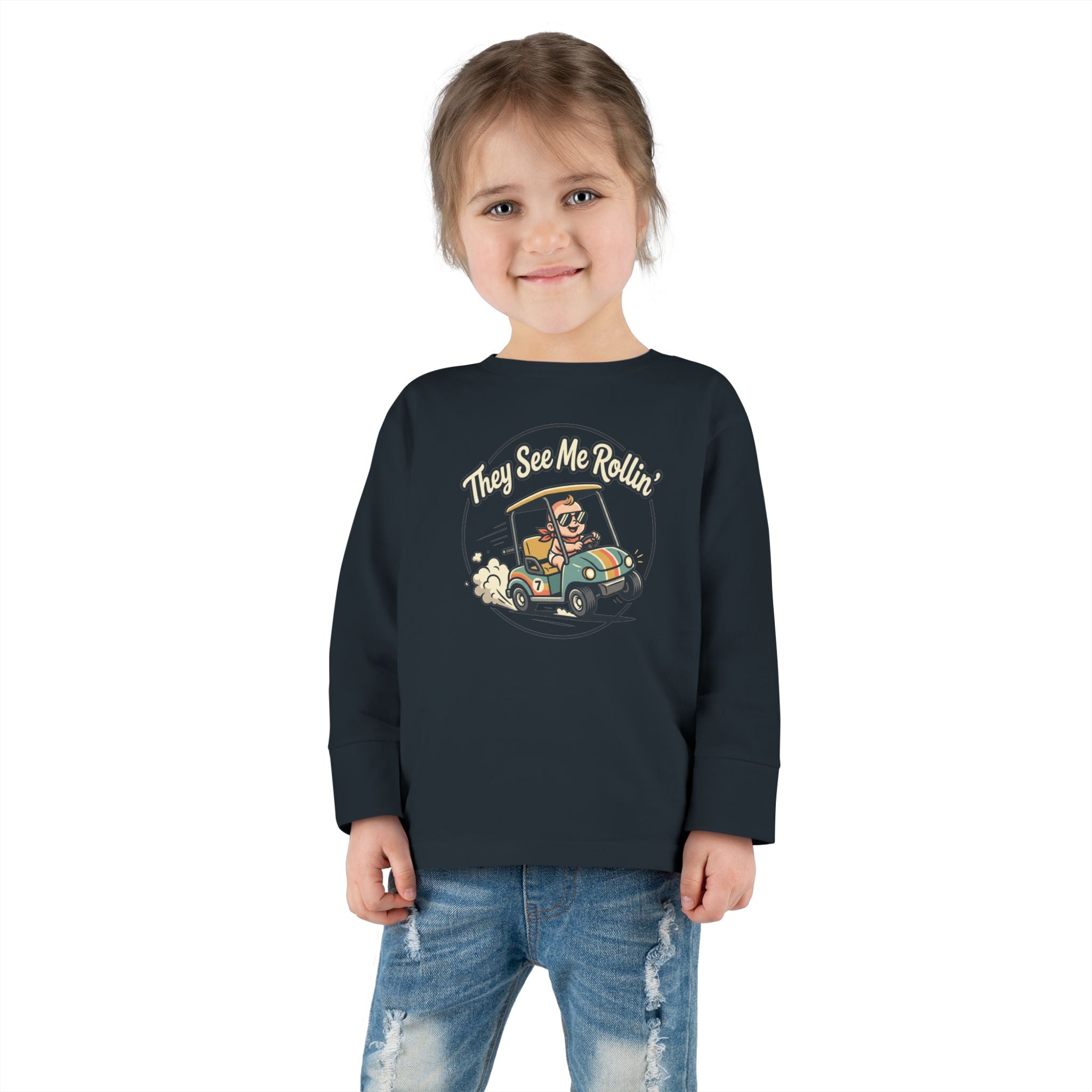 Toddler Tee — They See Me Rollin