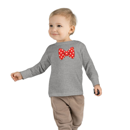 Toddler Long Sleeve Tee - Bow