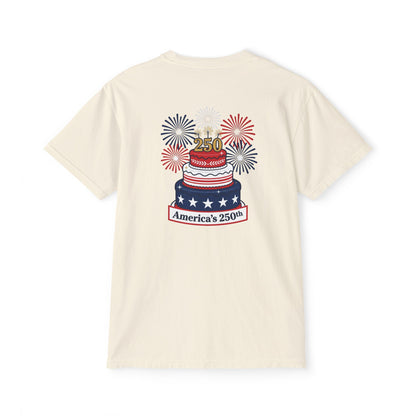 Comfort Colors SS T-Shirt *Pocket* - America's 250th Birthday