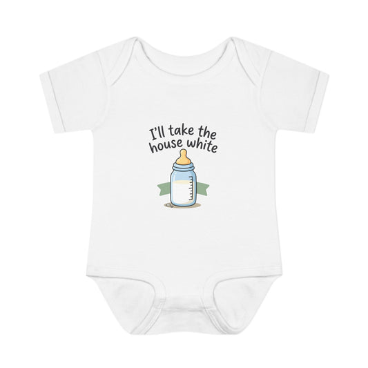 Infant Onesie - I'll Take the House White