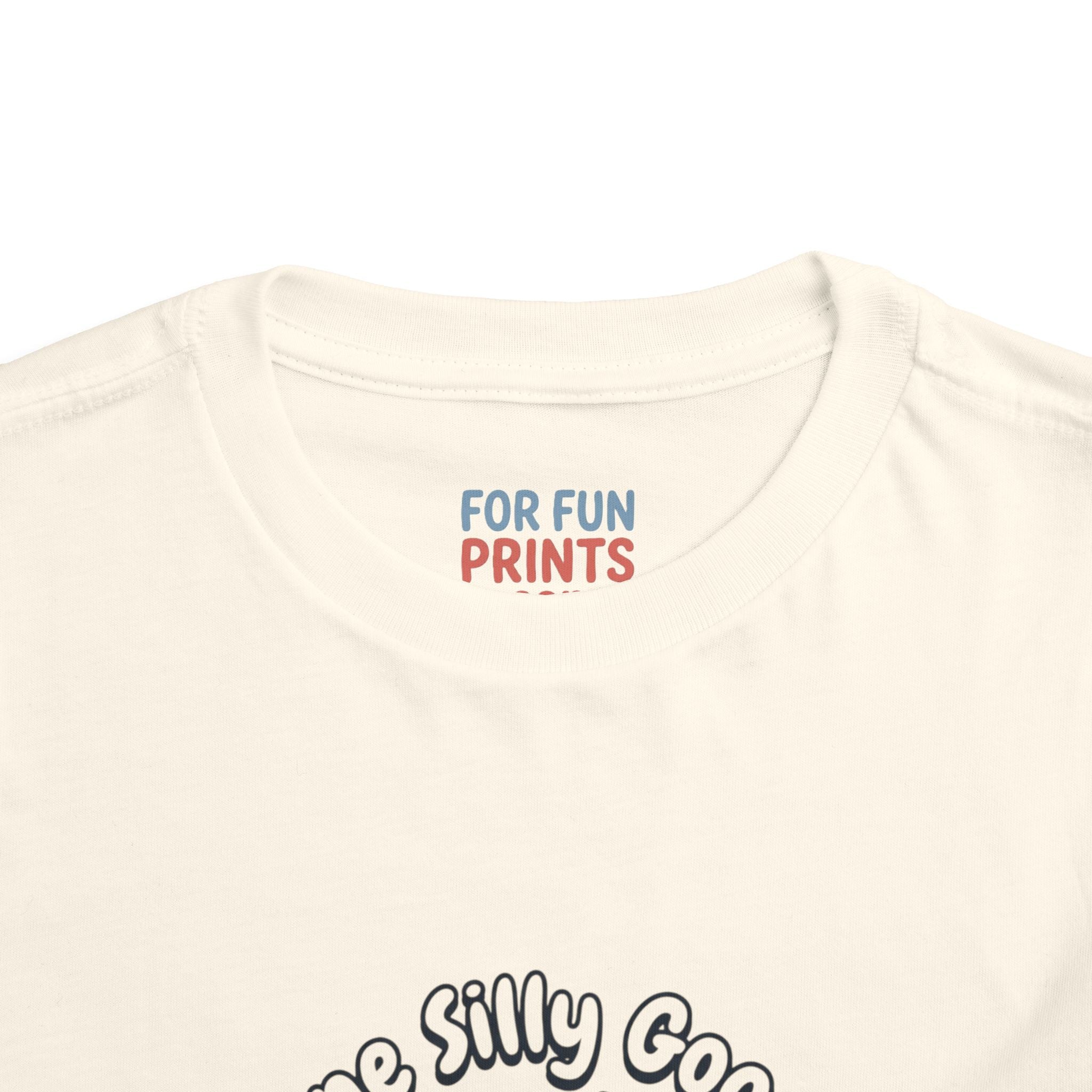 One Silly Goose Toddler Tee — Cute Cartoon Baby Goose Shirt