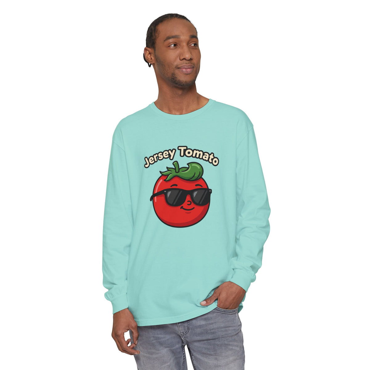 Comfort Colors LS T-Shirt *No Pocket* - Jersey Tomato