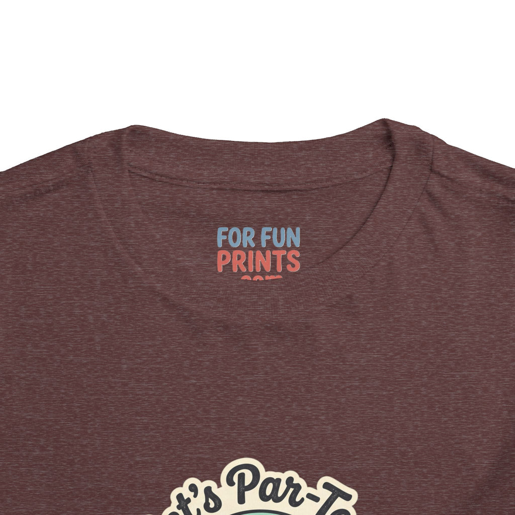 Toddler Tee — "Let's Par-Tea" Cute Retro Tea Party Design