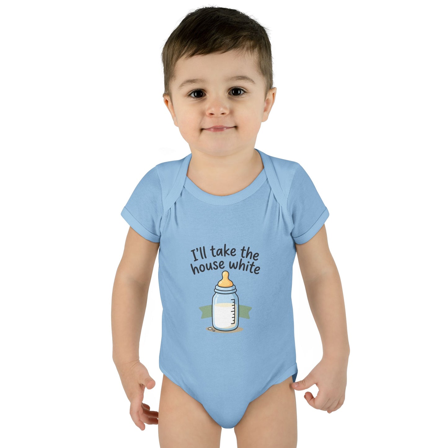 Infant Onesie - I'll Take the House White