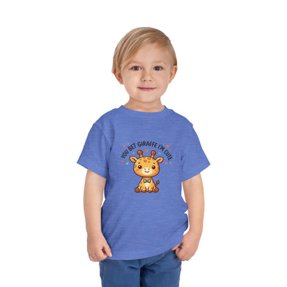 Toddler Tee – You Bet Giraffe I'm Cute