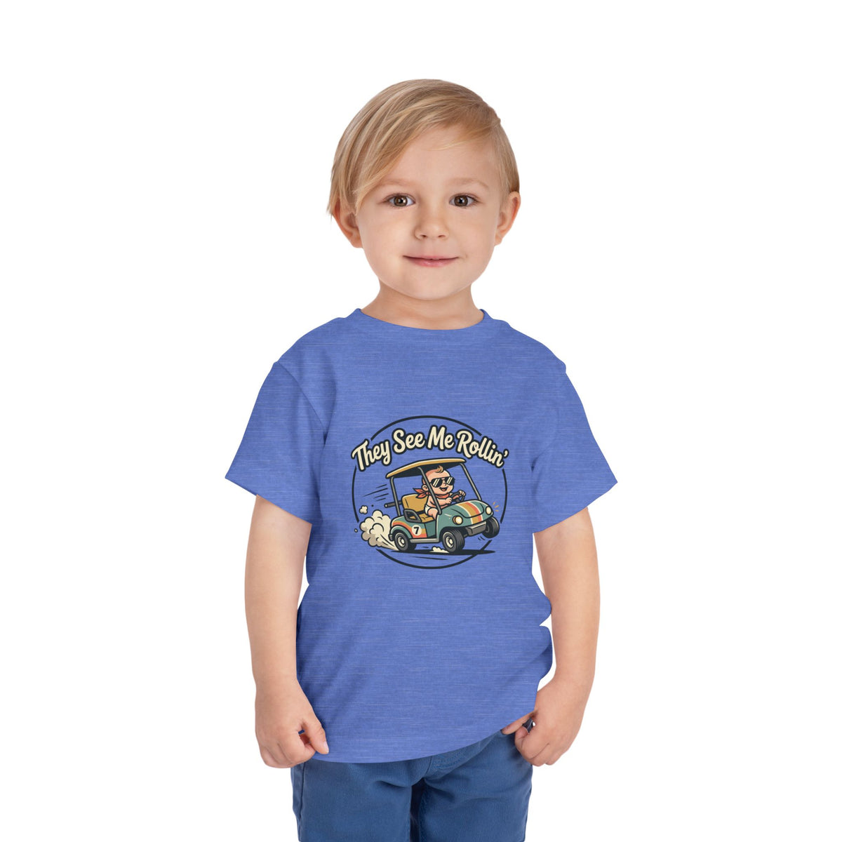 Toddler Tee - They See Me Rollin'