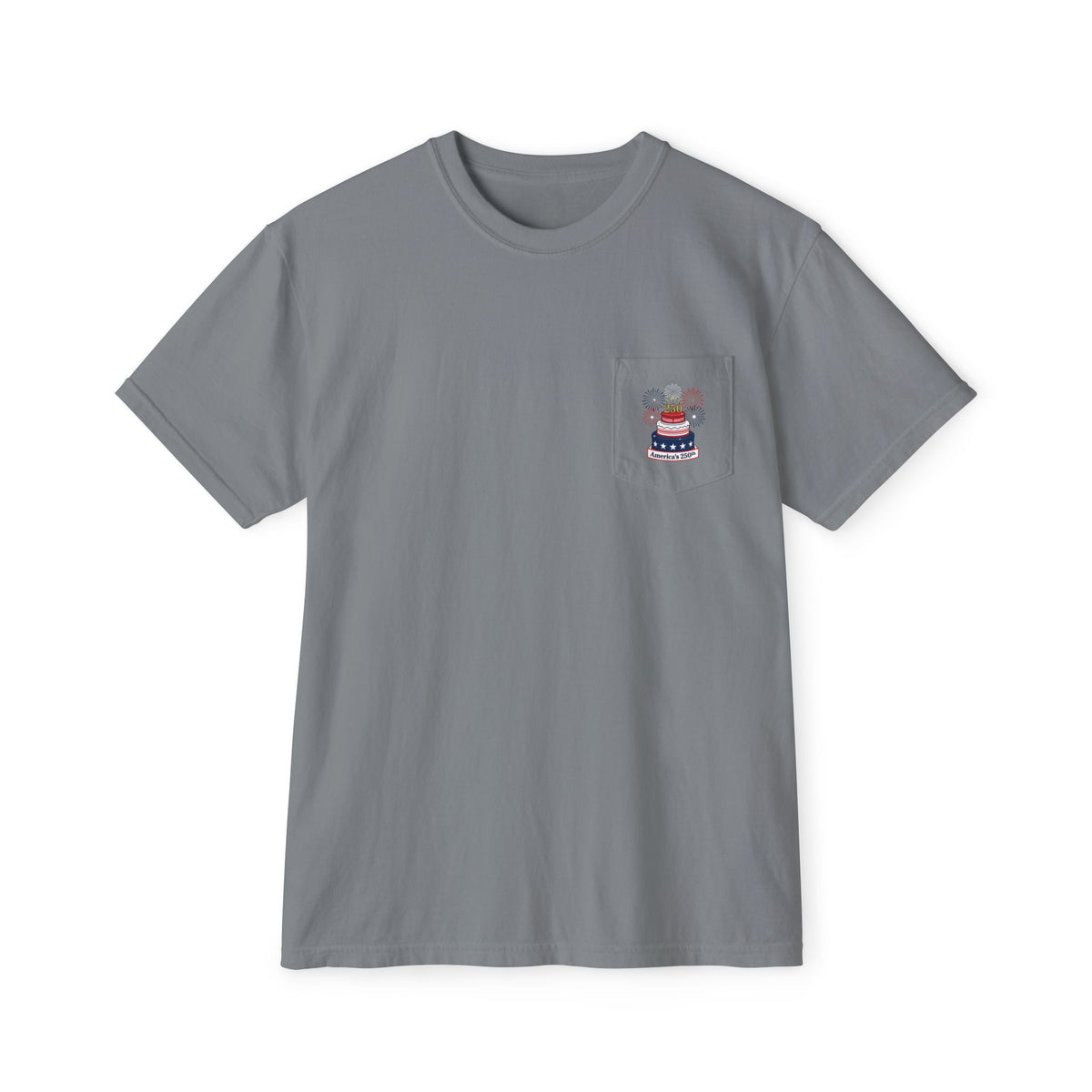 Comfort Colors SS T-Shirt *Pocket* - America's 250th Birthday