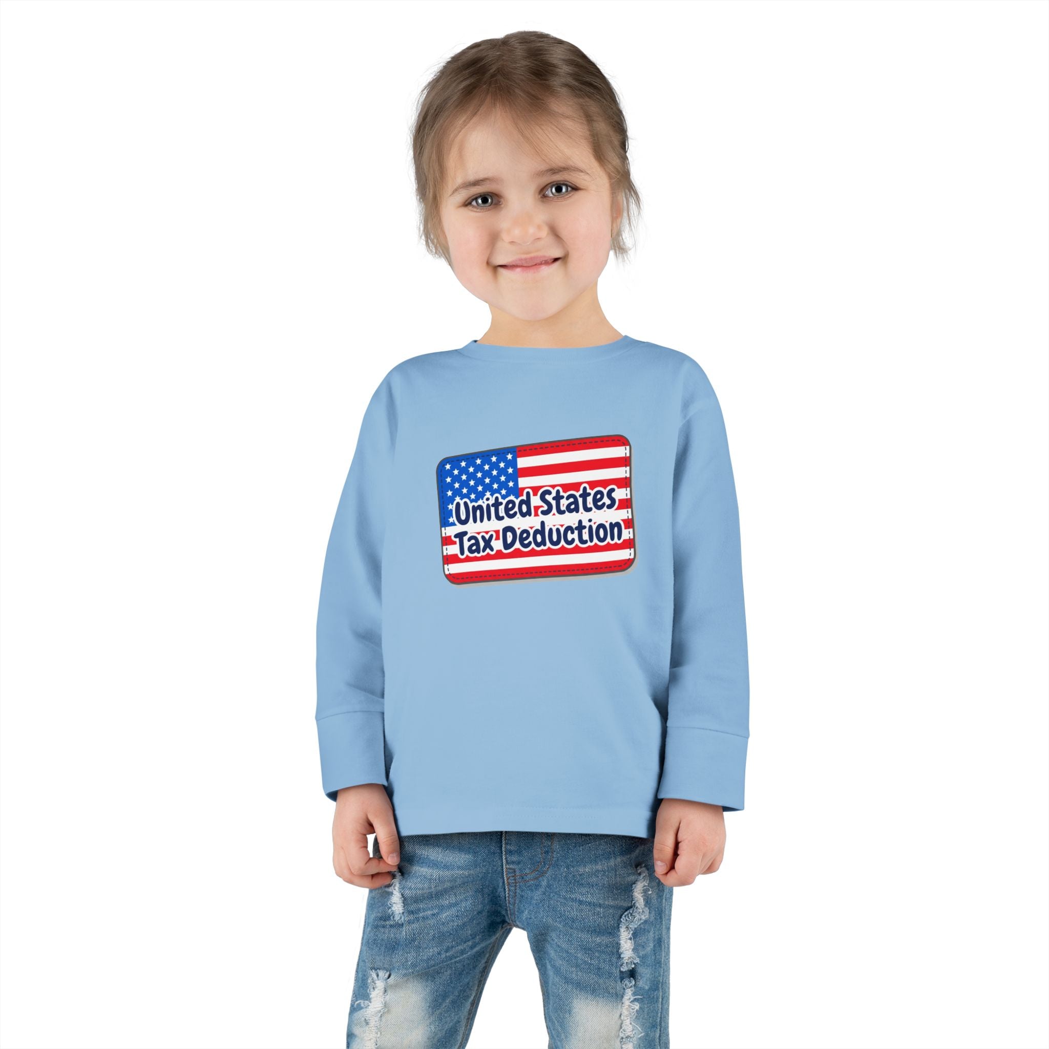 Toddler Long Sleeve Tee - United States Tax Deduction