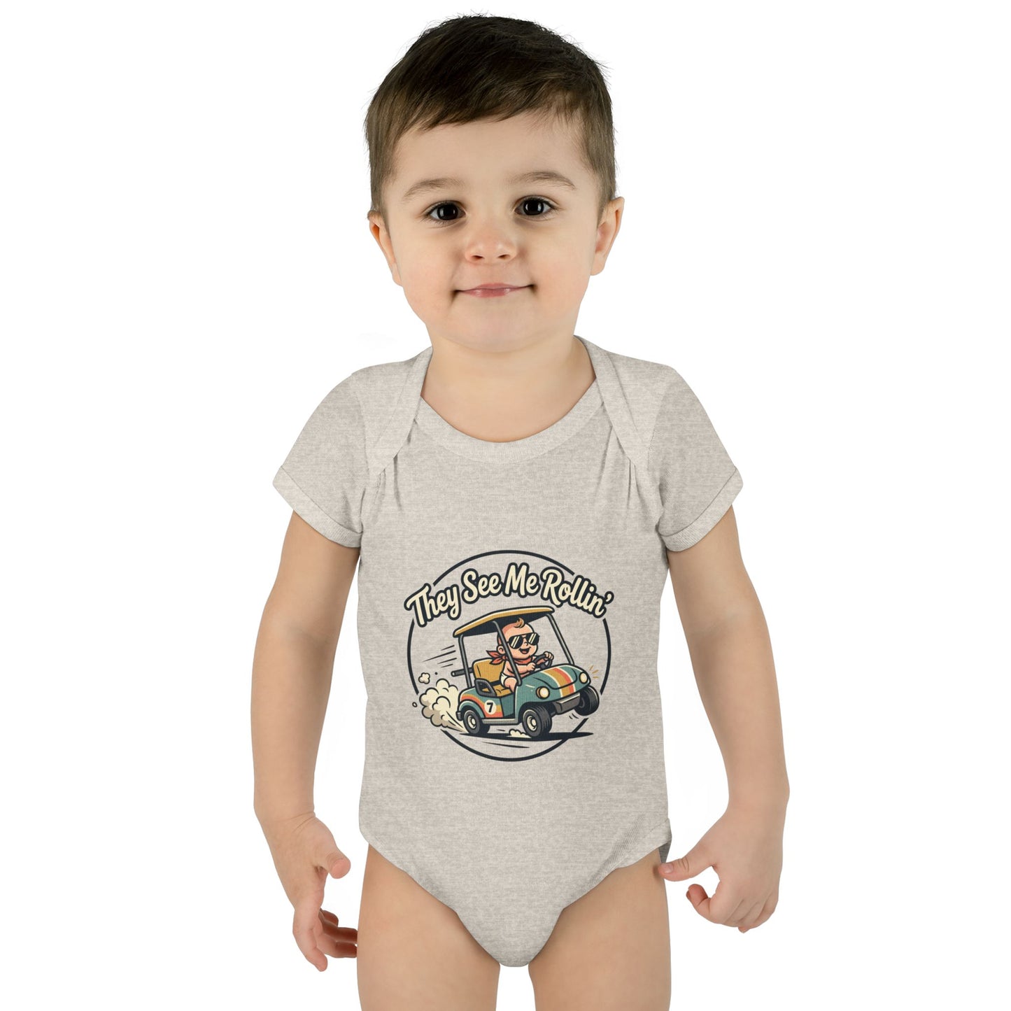 Infant Onesie - They See Me Rollin'