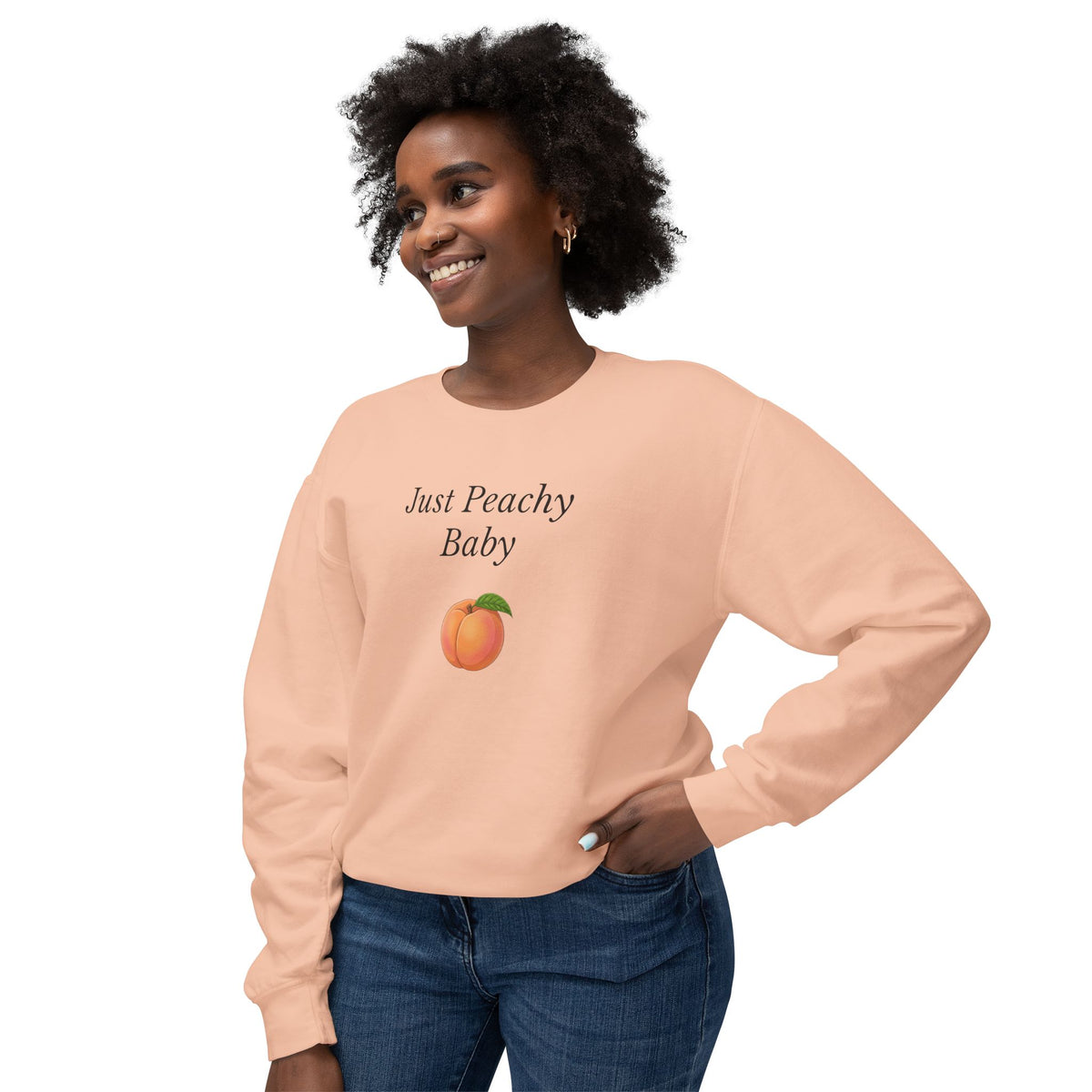 Comfort Colors Unisex Crewneck Sweatshirt - Just Peachy Baby