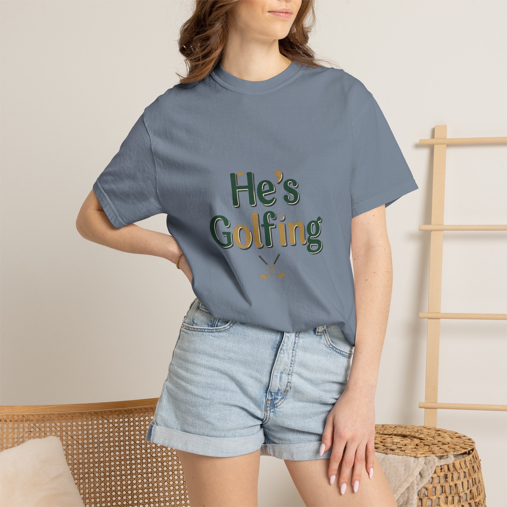 He's Golfing T-Shirt — Unisex Golf Graphic Tee