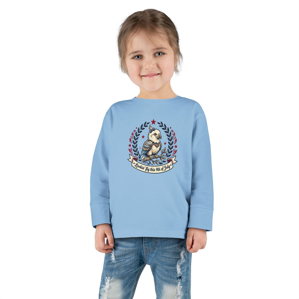Toddler Long Sleeve Tee — Lookin' Fly This 4th of July