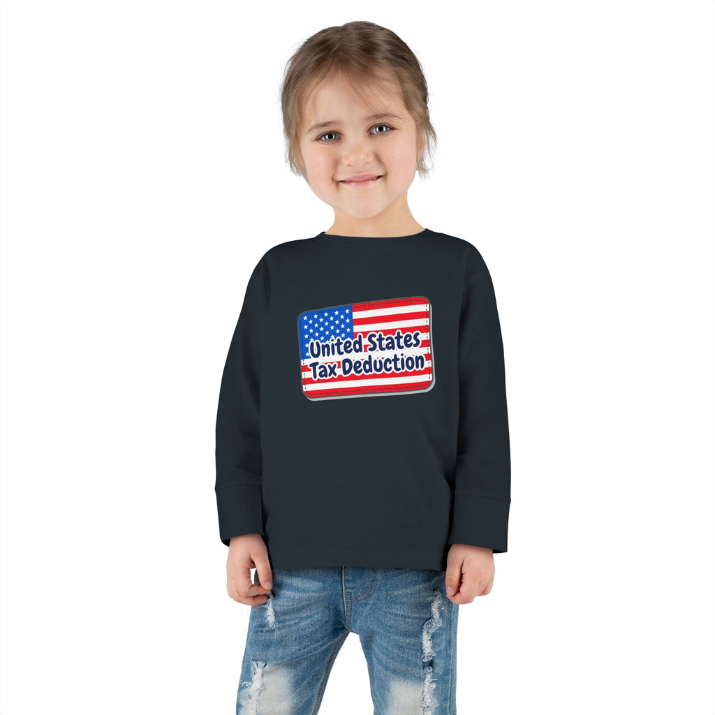 Toddler Long Sleeve Tee - United States Tax Deduction