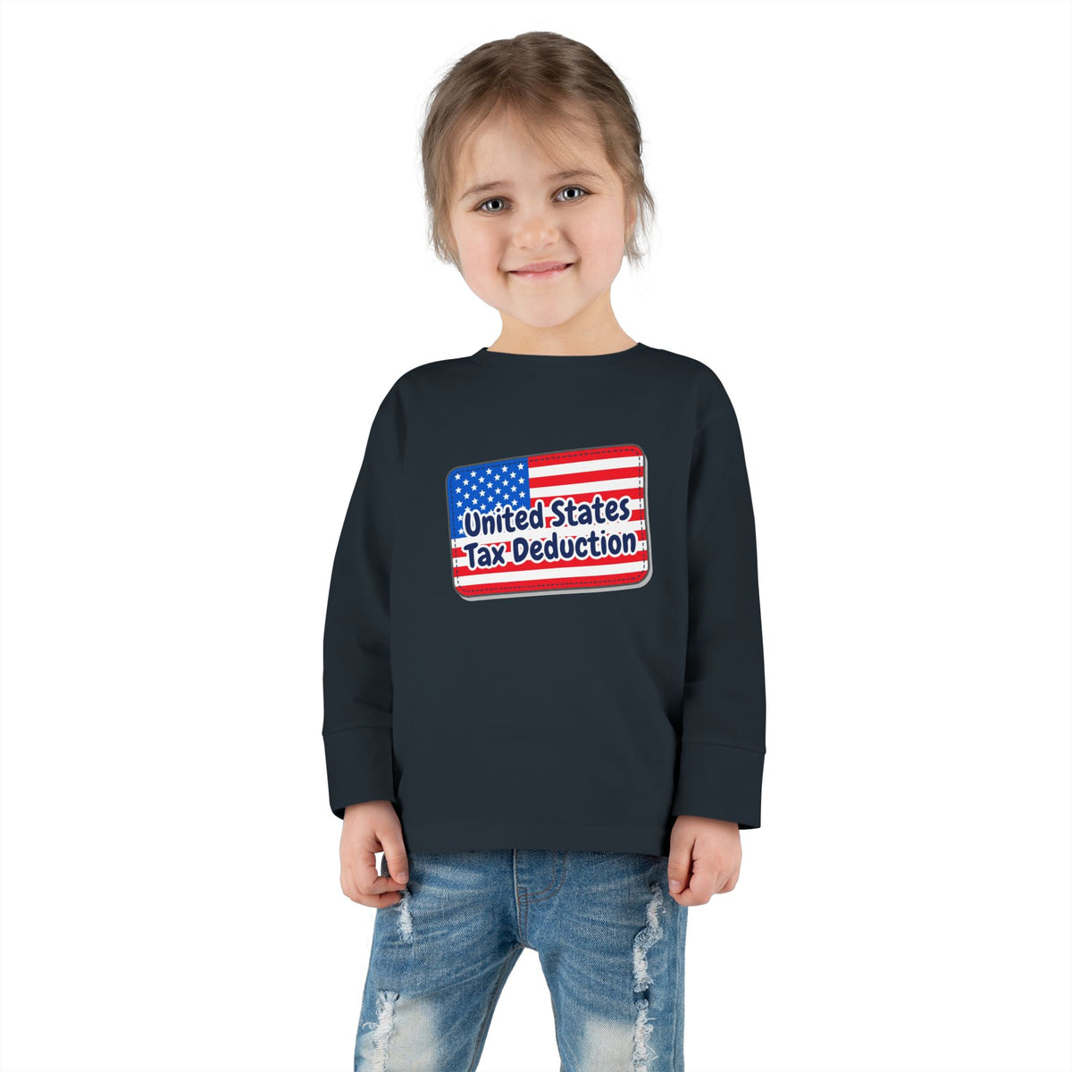 Toddler Long Sleeve Tee - United States Tax Deduction