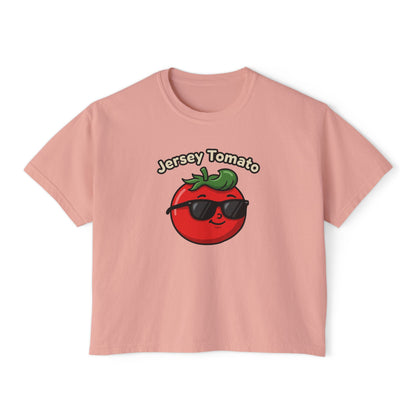 Women's SS Boxy Tee - Jersey Tomato