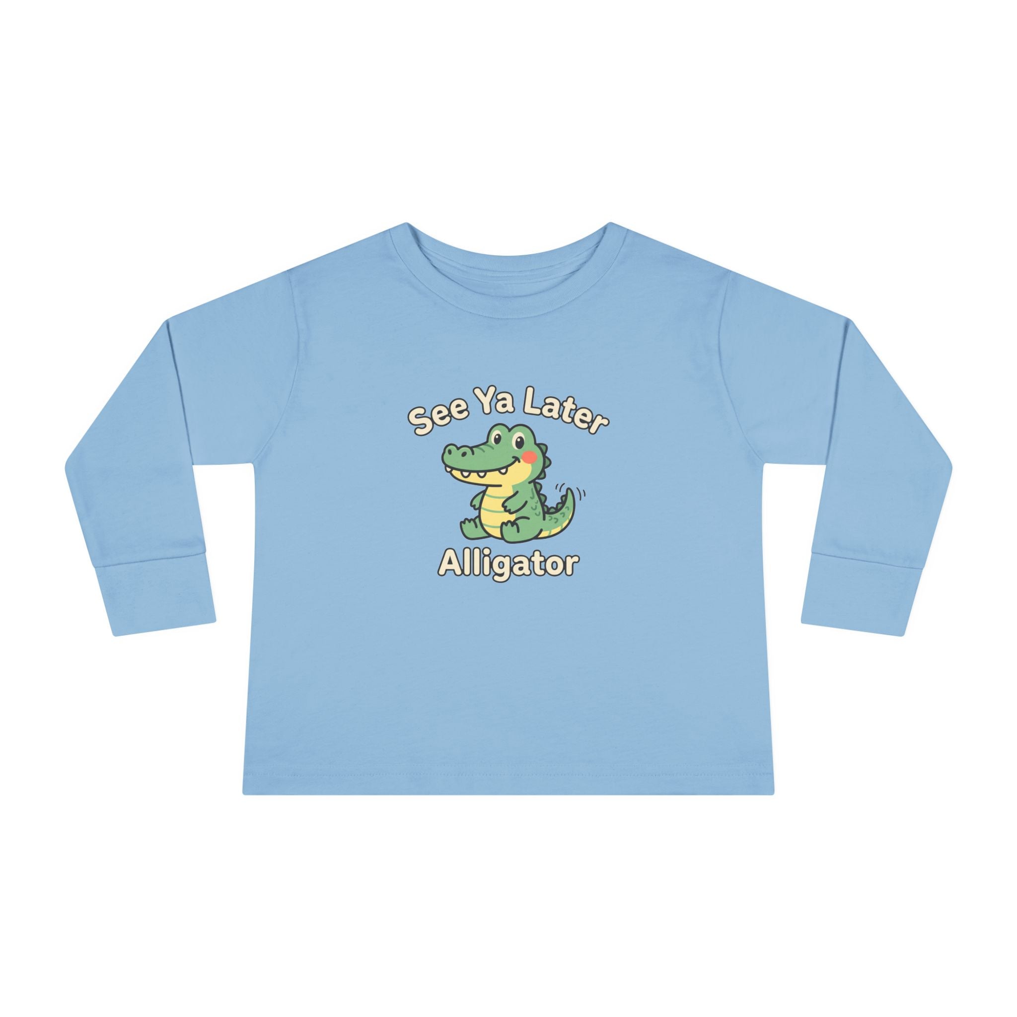 Toddler Long Sleeve Tee — See Ya Later Alligator