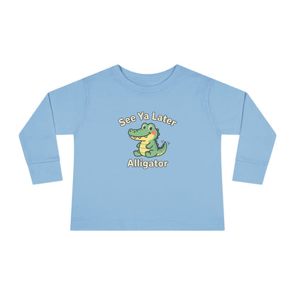 Toddler Long Sleeve Tee — See Ya Later Alligator
