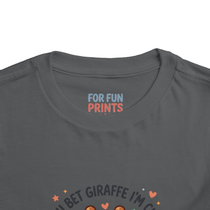 Toddler Tee – You Bet Giraffe I'm Cute