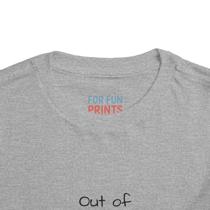 Toddler Short Sleeve Tee - Out of Mom's Place, Got my Own Crib