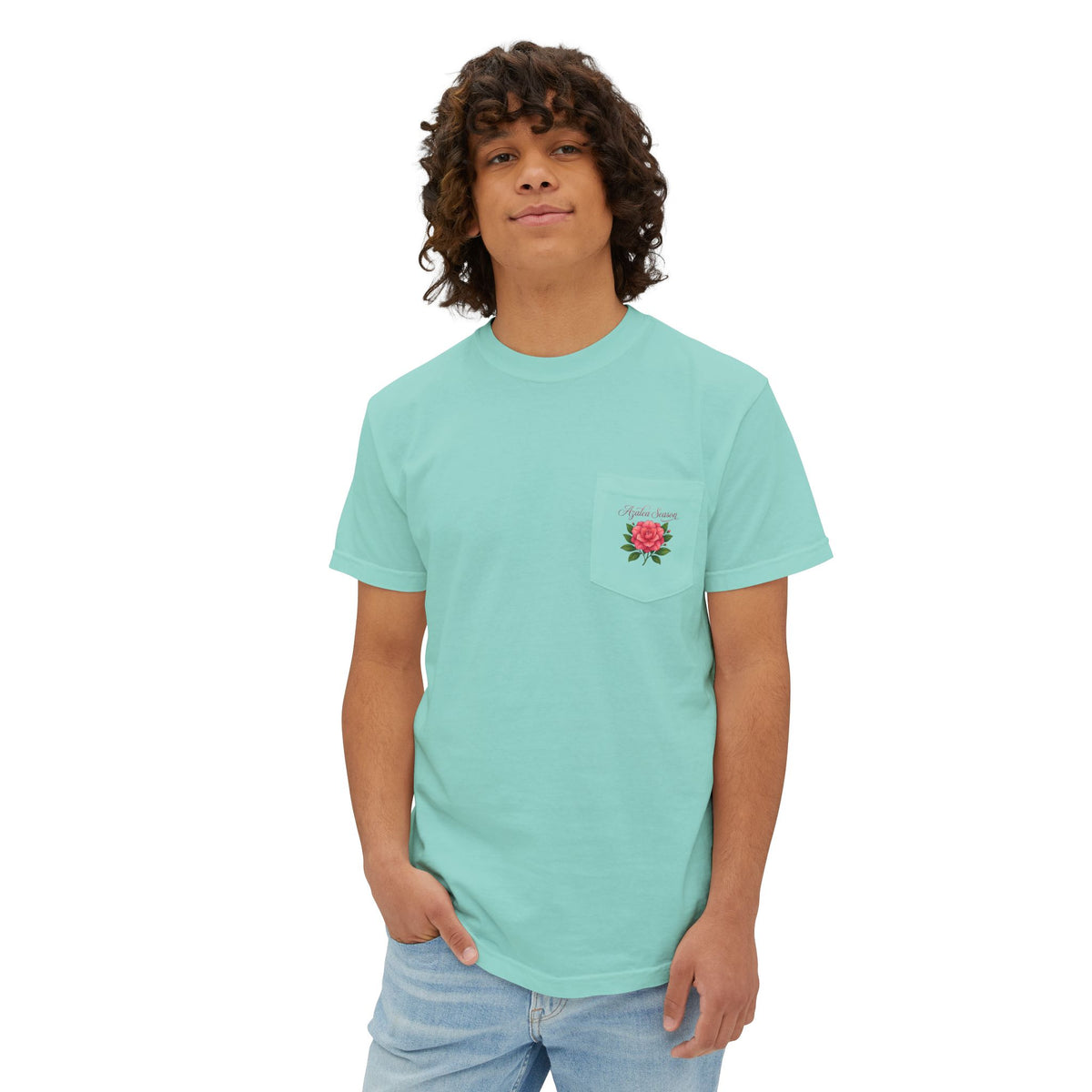 Comfort Colors SS T-Shirt *Pocket* - Azalea Season