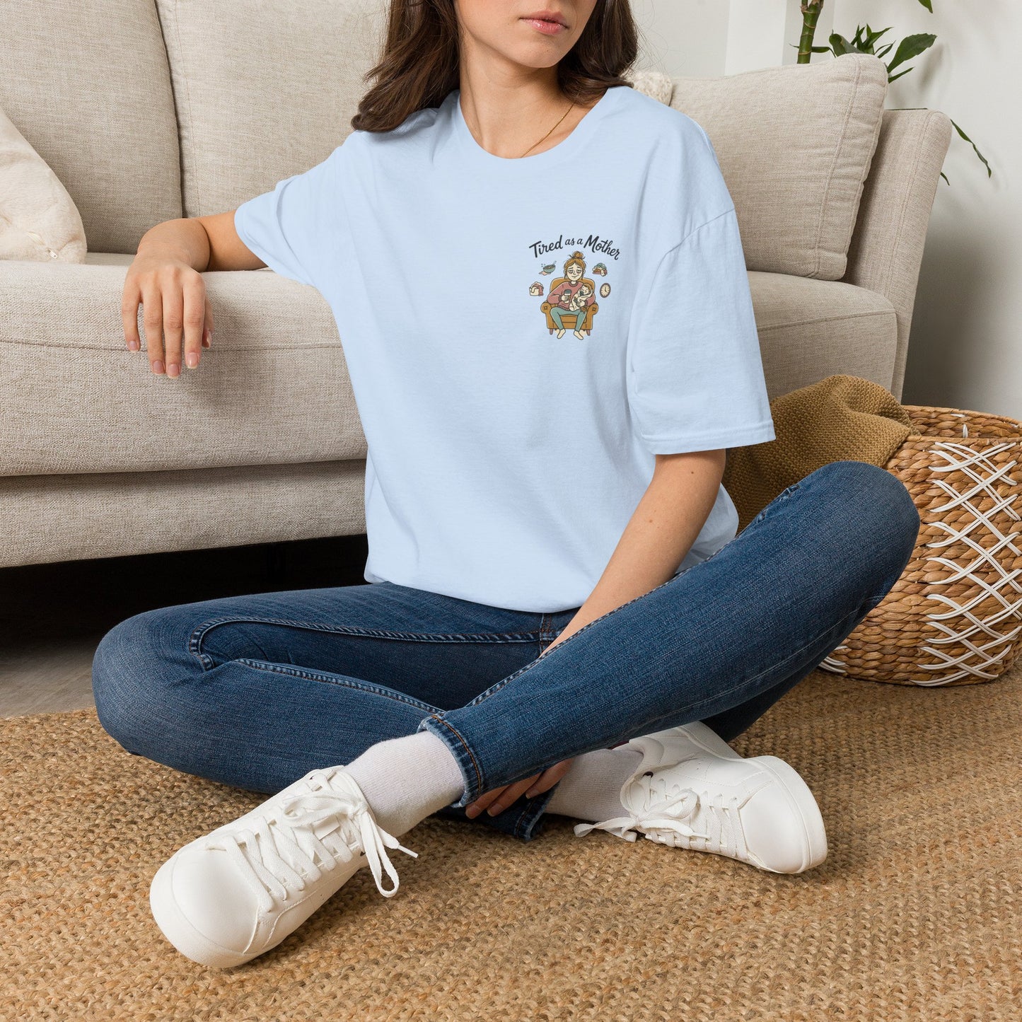 Unisex SS T-Shirt - Tired as a Mother
