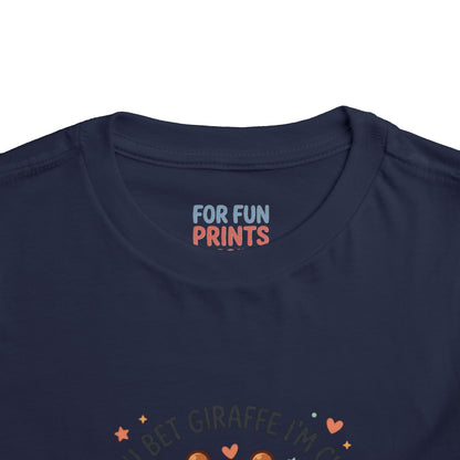 Toddler Tee – You Bet Giraffe I'm Cute