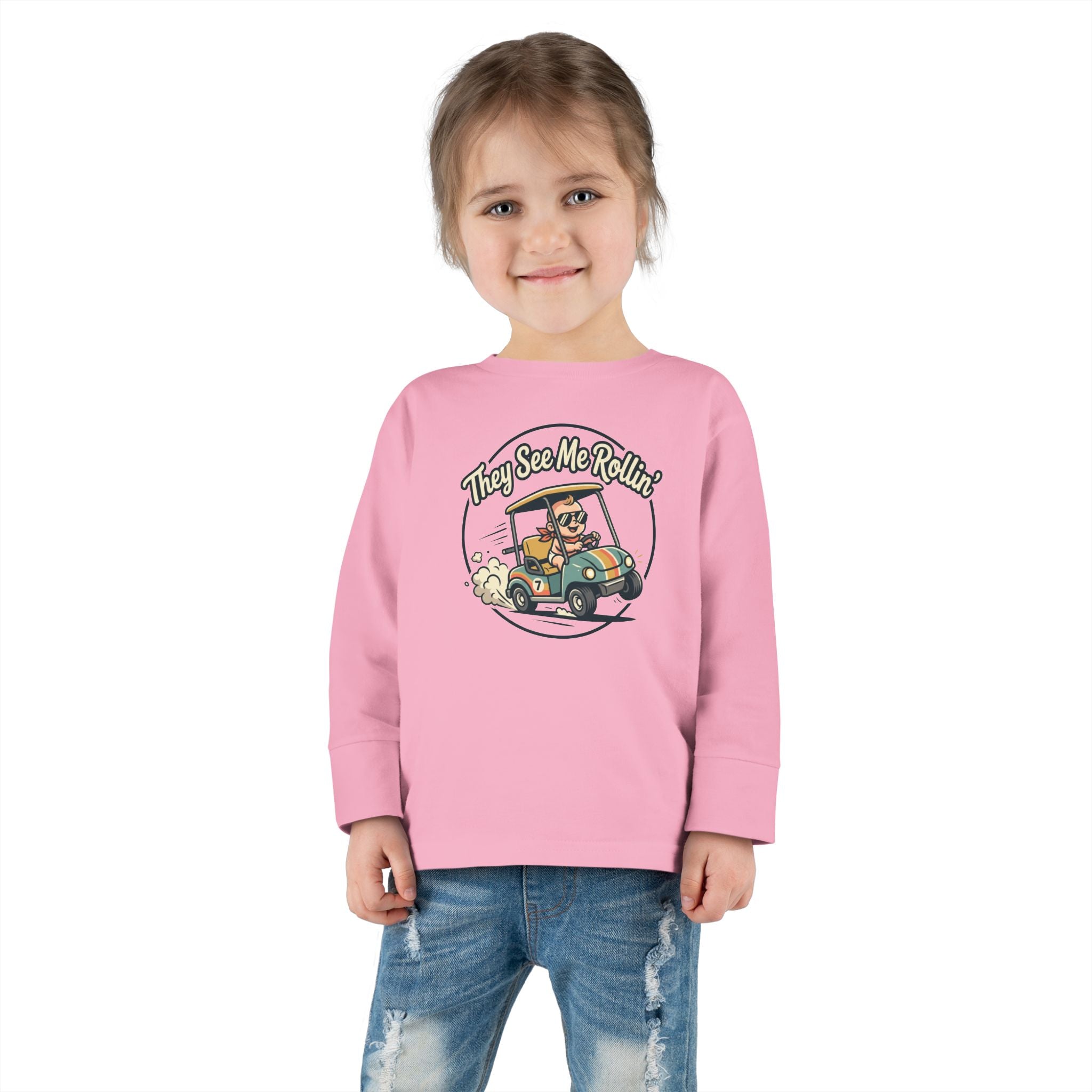 Toddler Tee — They See Me Rollin