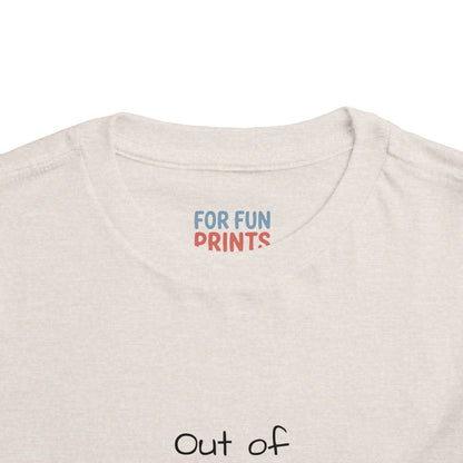 Toddler Short Sleeve Tee - Out of Mom's Place, Got my Own Crib