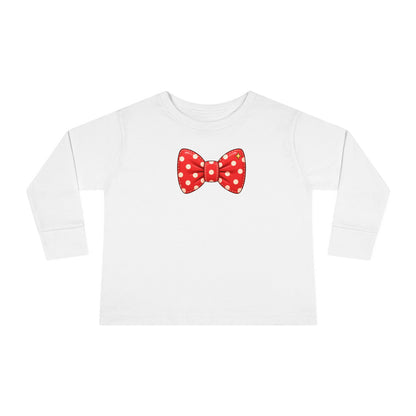 Toddler Long Sleeve Tee - Bow