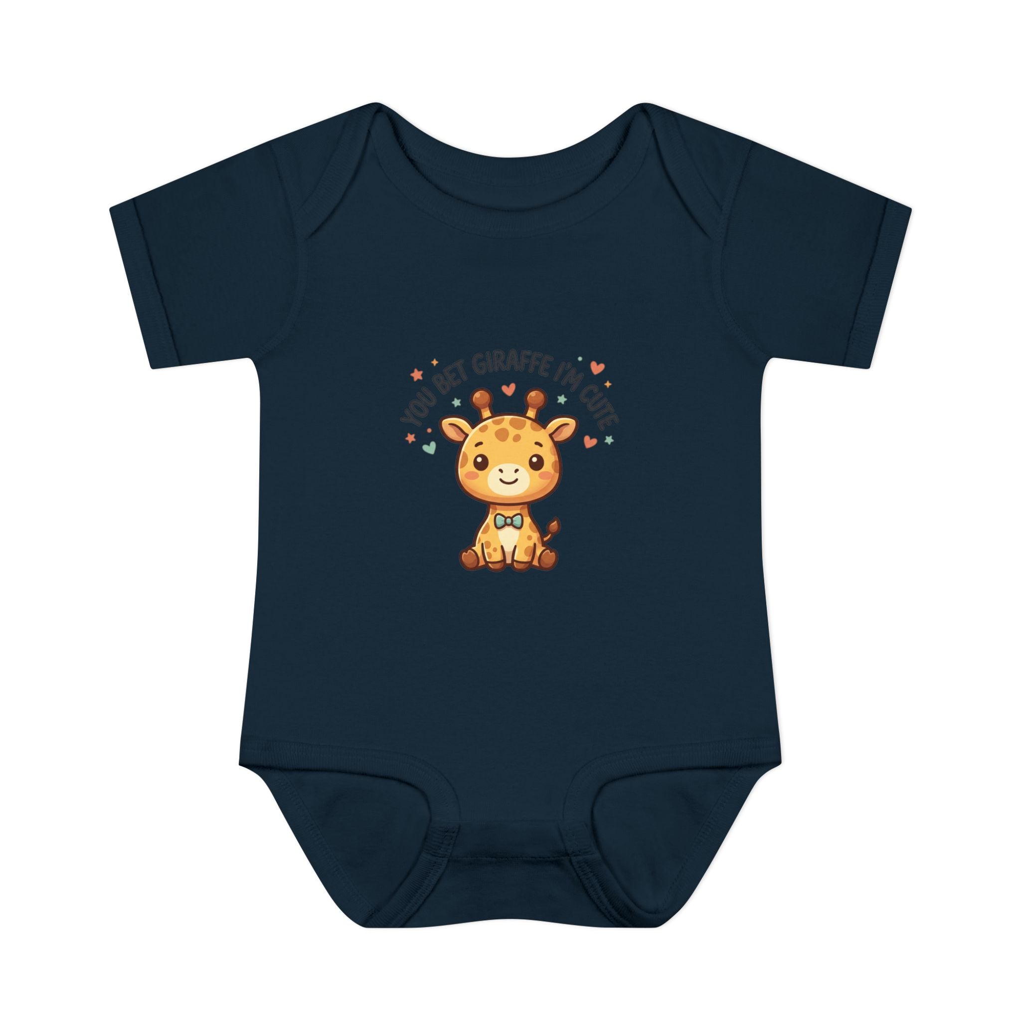 Cute Giraffe Baby Bodysuit – “You Bet Giraffe I’m Cute” Infant Onesie