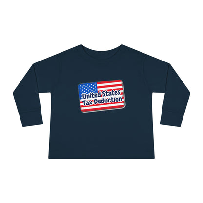 Toddler Long Sleeve Tee - United States Tax Deduction