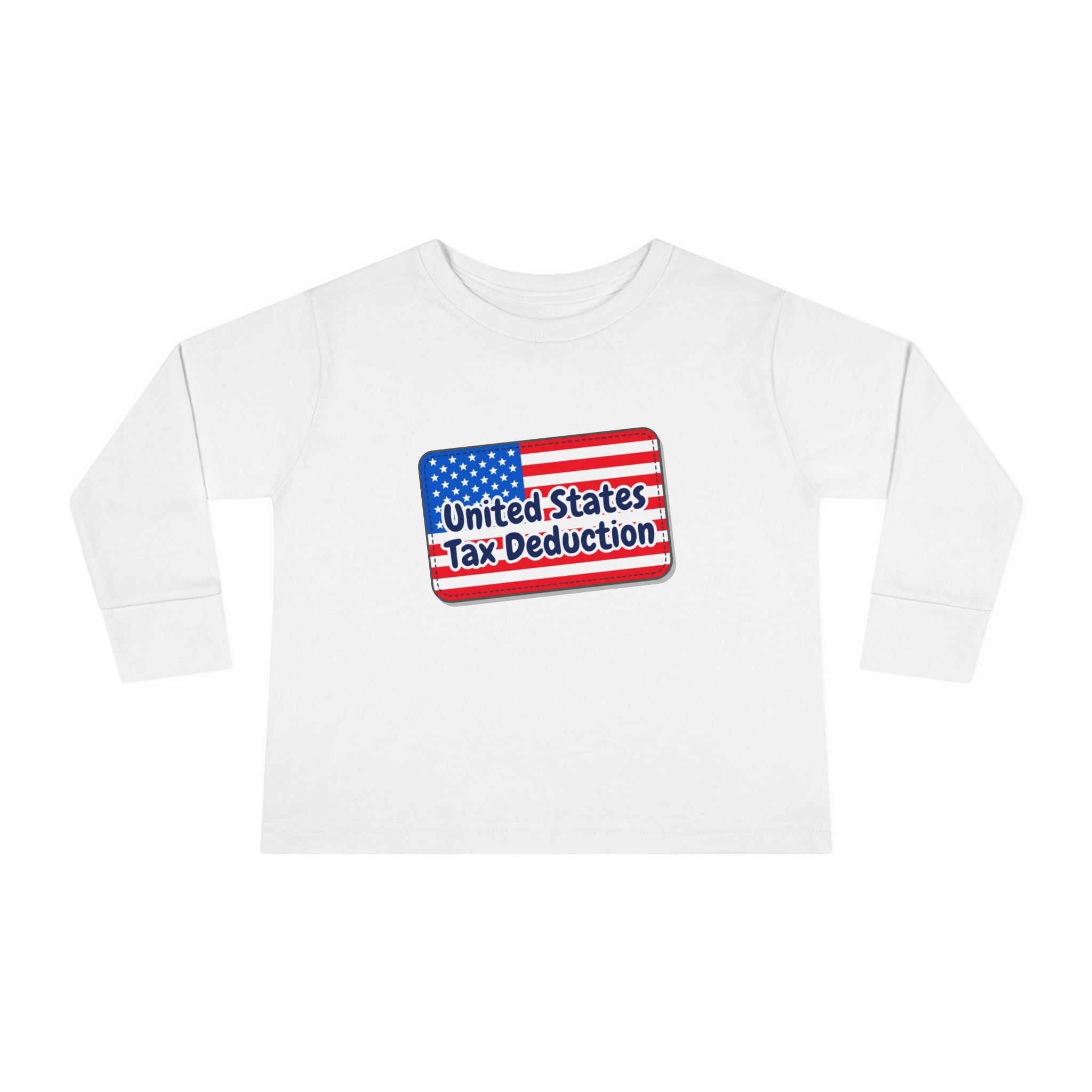 Toddler Long Sleeve Tee - United States Tax Deduction