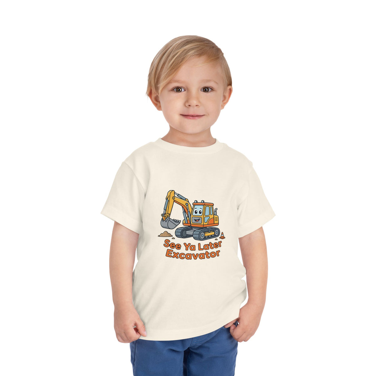 Toddler Tee — See Ya Later Excavator