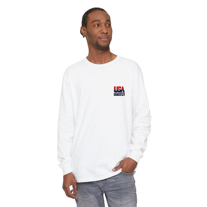 Comfort Colors LS T-Shirt *No Pocket* - Retro USA Dream Team