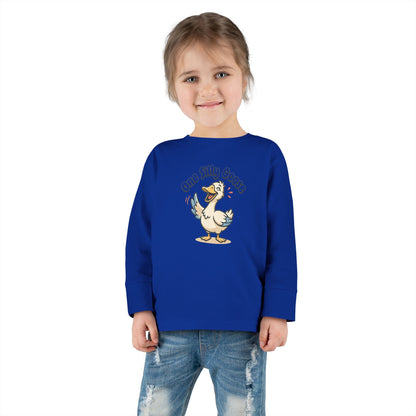 Toddler Long Sleeve Tee — One Silly Goose