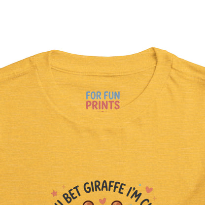 Toddler Tee – You Bet Giraffe I'm Cute