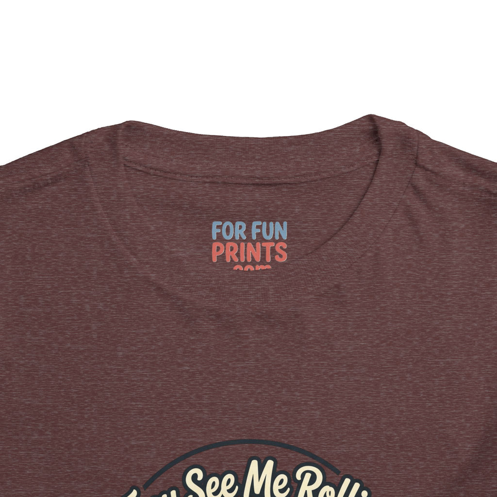 They See Me Rollin' Toddler Tee - Cute Golf Cart Cartoon Kids T-Shirt