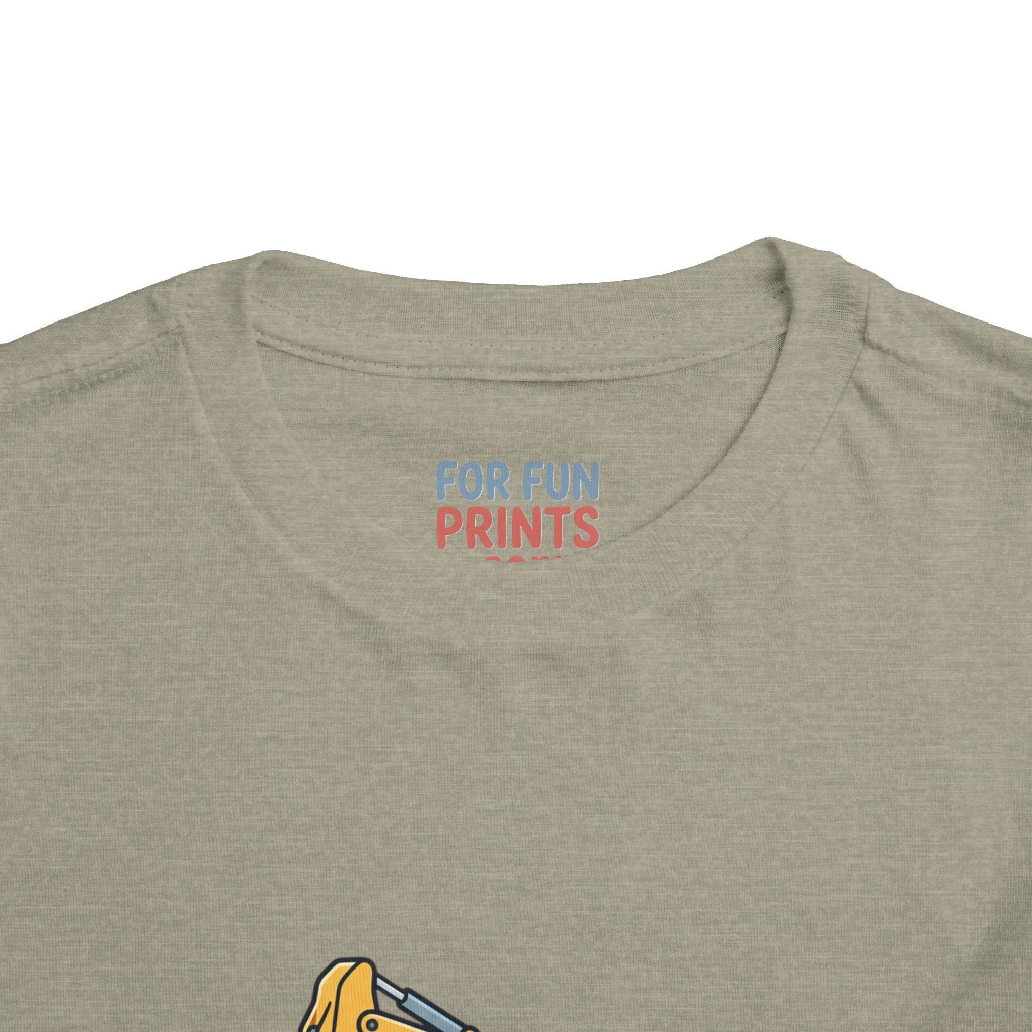 Toddler Tee — "See Ya Later Excavator" Cute Cartoon Excavator Kids Shirt