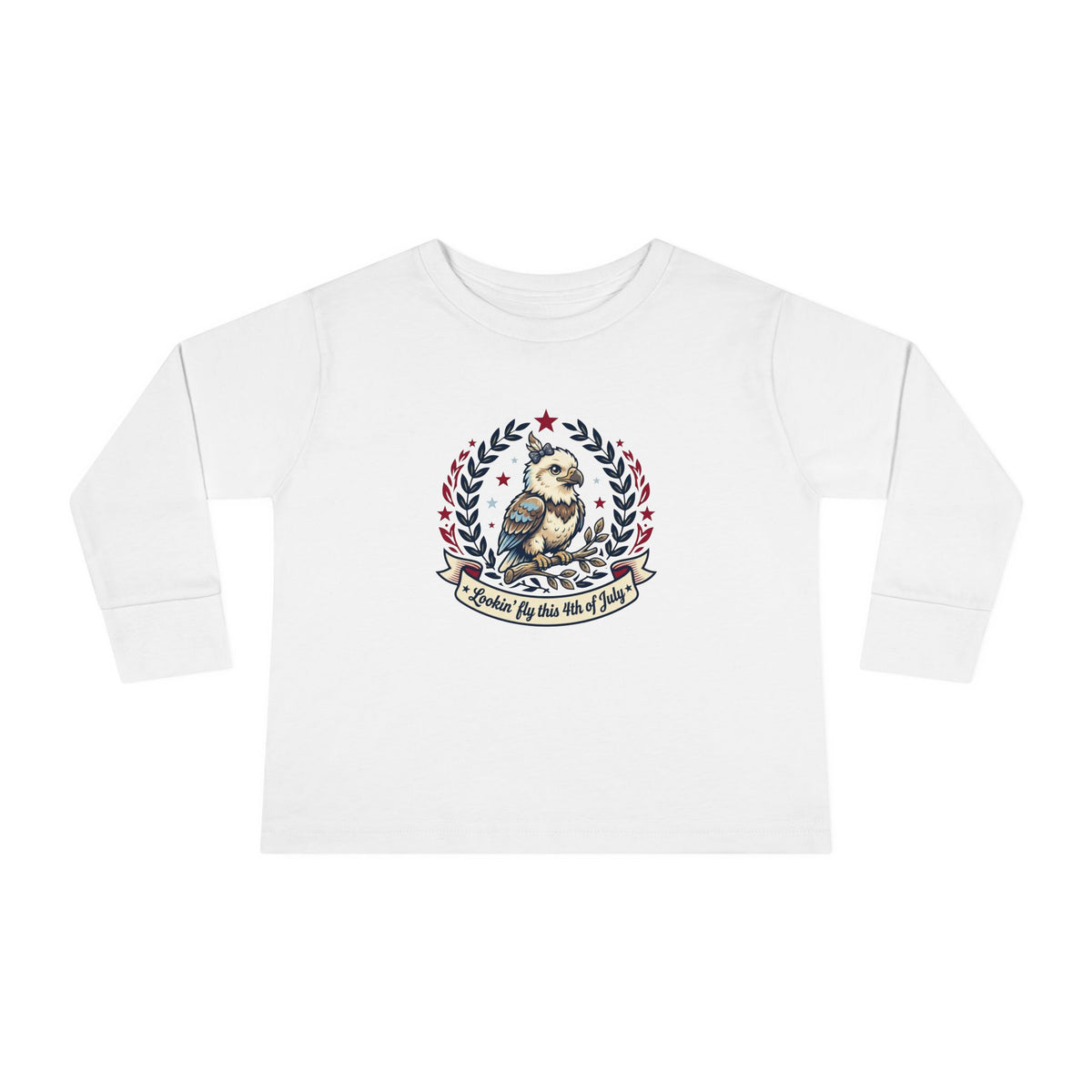 Toddler Long Sleeve Tee — Lookin' Fly This 4th of July