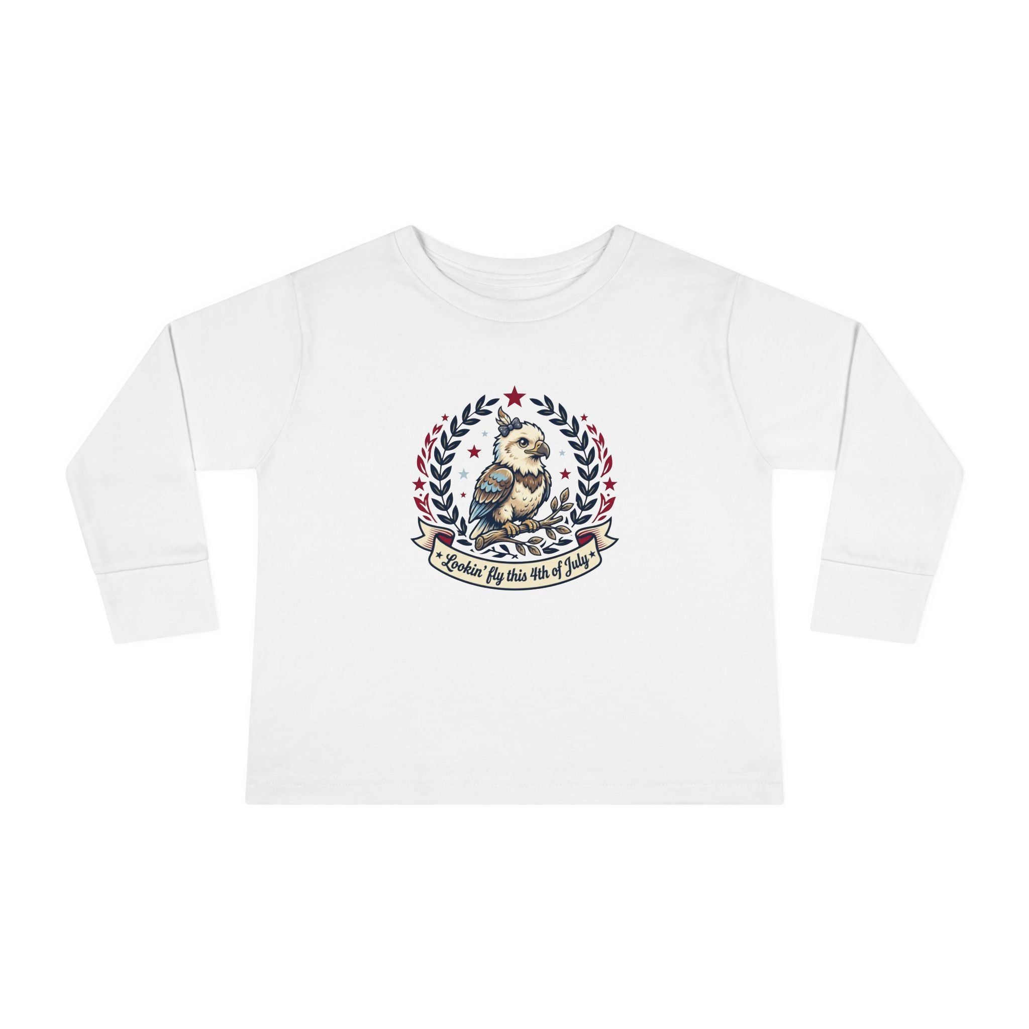 Toddler Long Sleeve Tee — Lookin' Fly This 4th of July