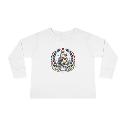 Toddler Long Sleeve Tee — Lookin' Fly This 4th of July