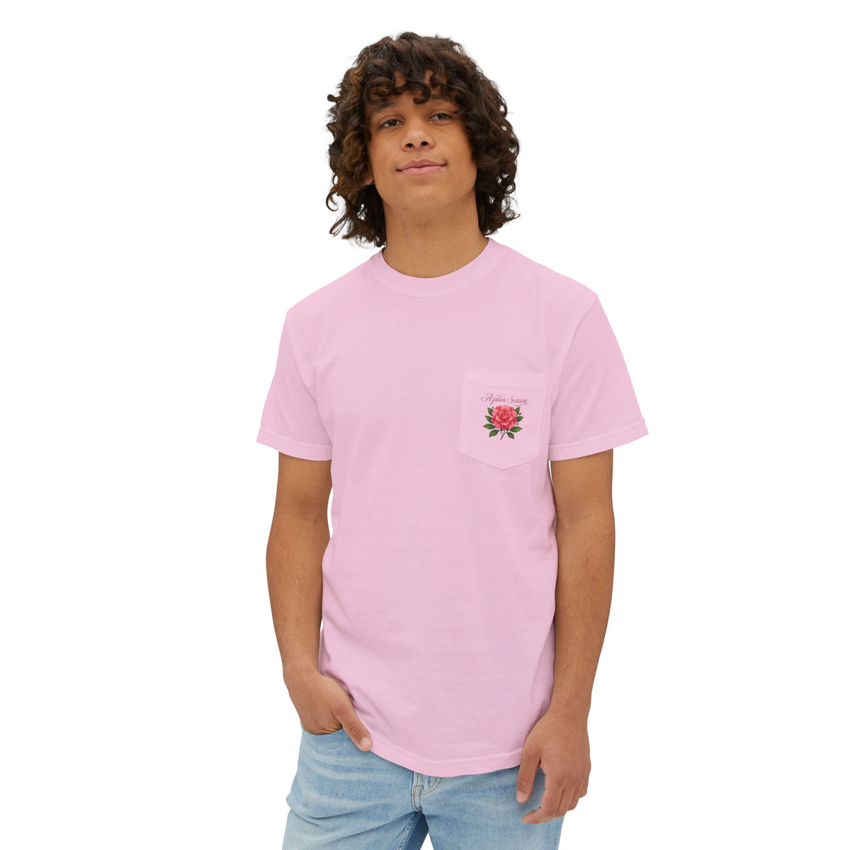Comfort Colors SS T-Shirt *Pocket* - Azalea Season