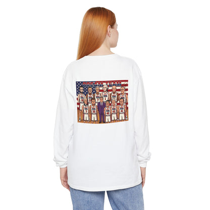 Comfort Colors LS T-Shirt *No Pocket* - Retro USA Dream Team
